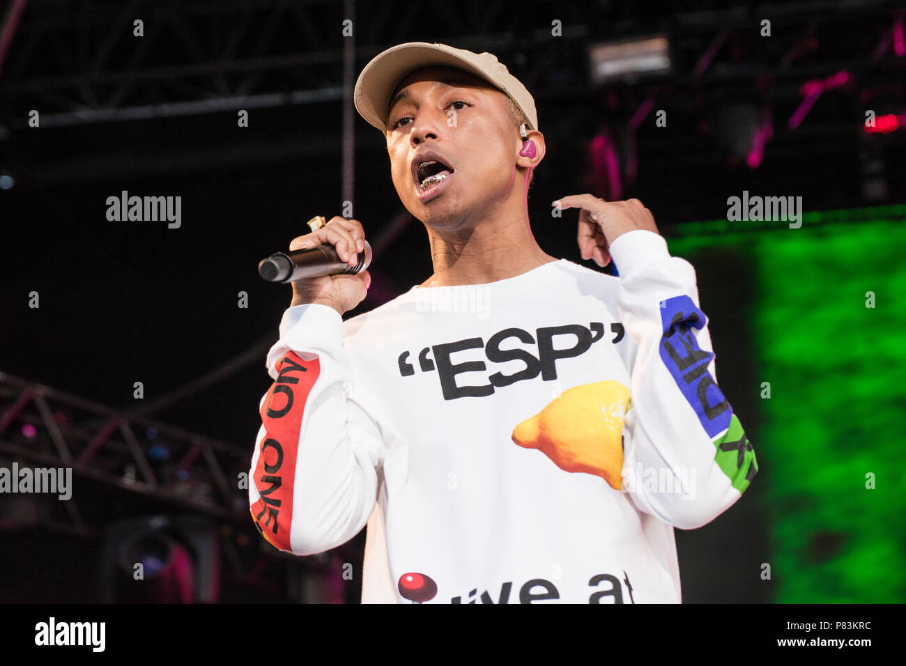Turku Finland 8th July 18 Us Hip Hop Rock Band N E R D Performing At Ruisrock Open Air Festival Credit Stefan Cramer Alamy Live News Stock Photo Alamy