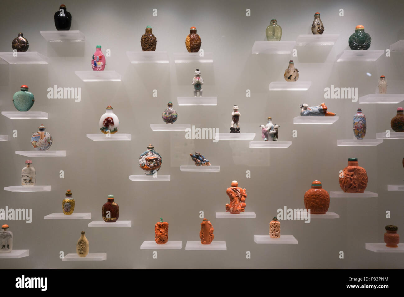 Art glass on display at the Art Gallery of Ontario, Toronto, Ontario