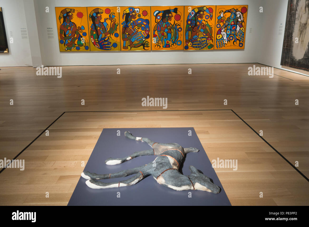 Modern, contemporary art and sculpture on display at the Art Gallery of Ontario, in Toronto, Ontario, Canada. Stock Photo