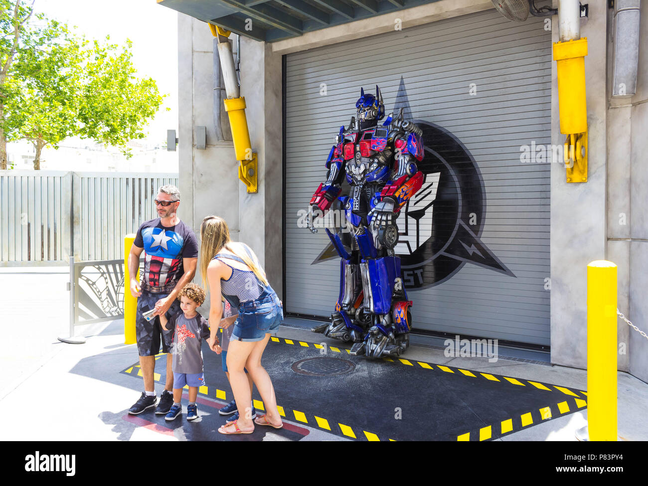 ORLANDO, FLORIDA, USA MAY 08, 2018 Universal Studios. Entrance of