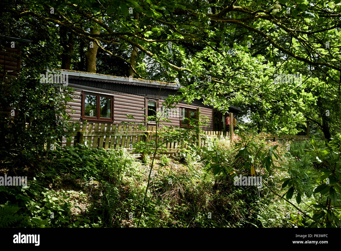 Private Log Cabin Tourist Accommodation Set In Secluded Woodland