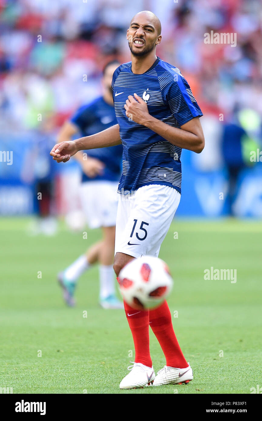 Steven Nzonzi of France  during the 2018 FIFA World Cup Russia Round of 16 match between France and Argentina at Kazan Arena on June 30, 2018 in Kazan, Russia. (Photo by Lukasz Laskowski/PressFocus/MB Media) Stock Photo