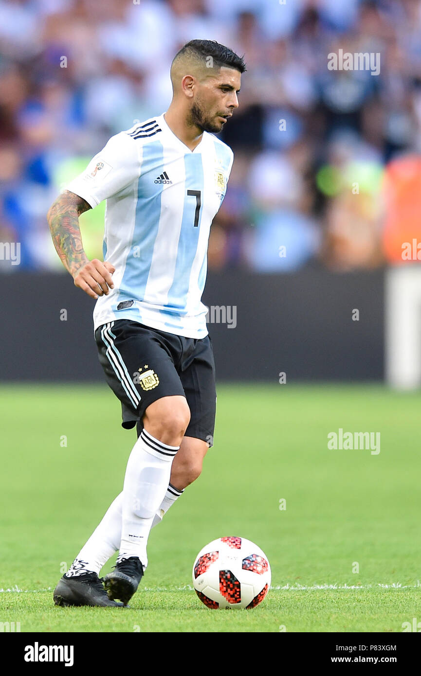 Ever Banega Of Argentina During The 2018 Fifa World Cup Russia Round Of 16 Match Between France And Argentina At Kazan Arena On June 30 2018 In Kazan Russia Photo By Lukasz