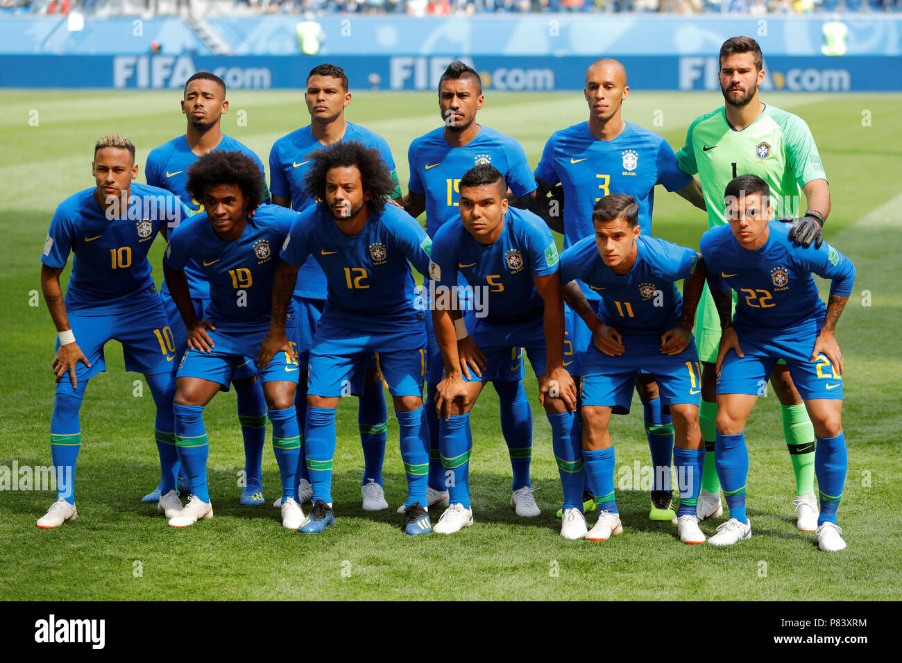 Brazilian soccer team hi-res stock photography and images - Alamy