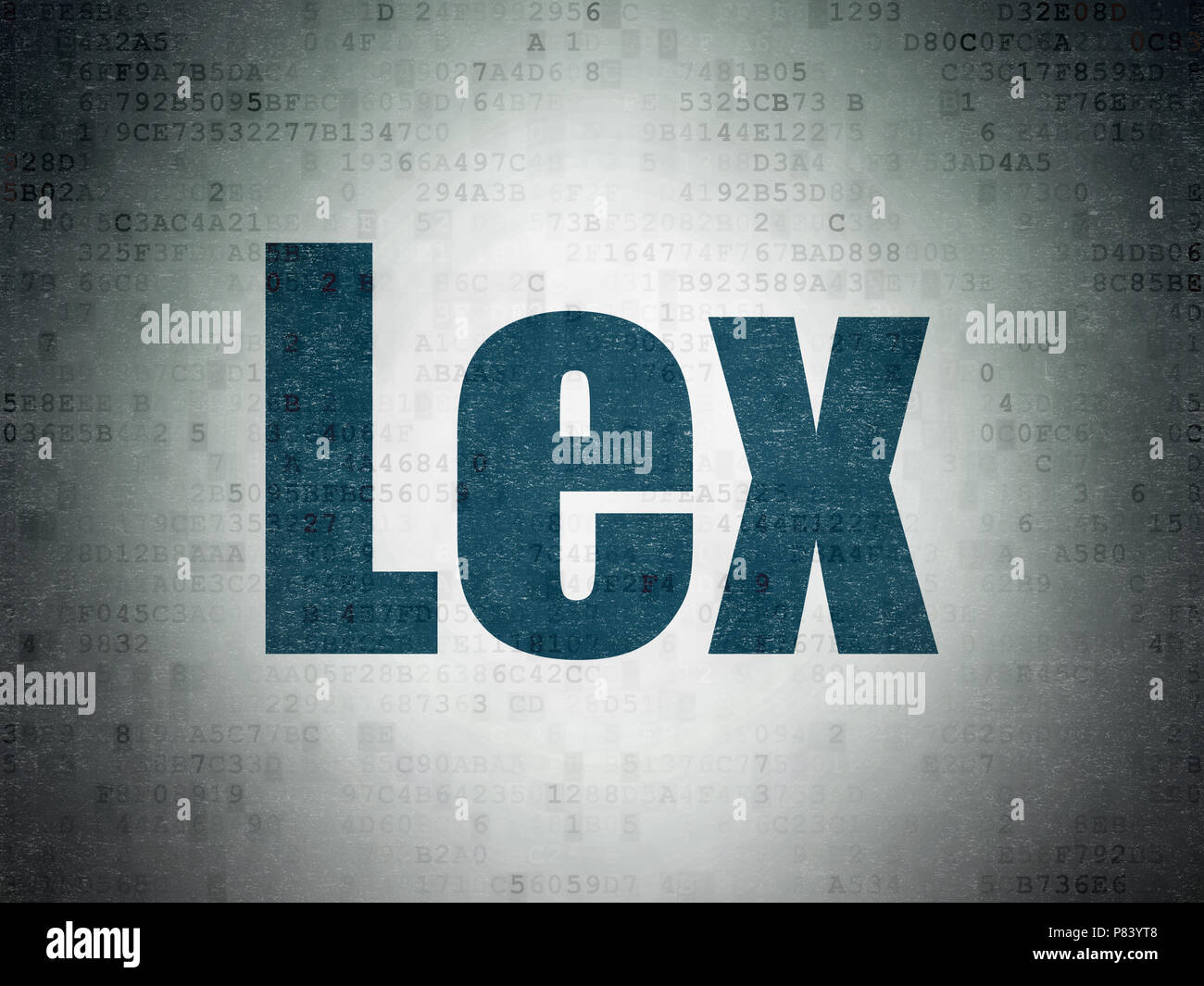 Law concept: Lex on Digital Data Paper background Stock Photo - Alamy