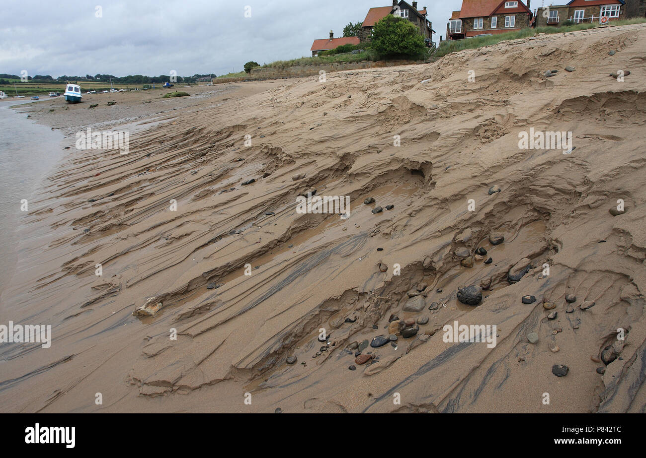 Alnmouth in England Stock Photo