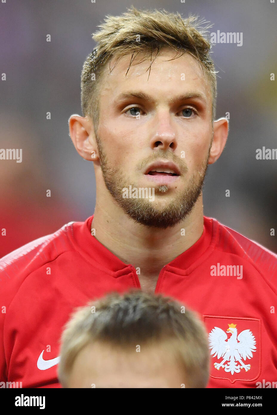 KAZAN, RUSSIA - JUNE 24: Maciej Rybus of Poland during the 2018 FIFA World Cup Russia group H match between Poland and Colombia at Kazan Arena on June 24, 2018 in Kazan, Russia. (Photo by Lukasz Laskowski/PressFocus/MB Media) Stock Photo