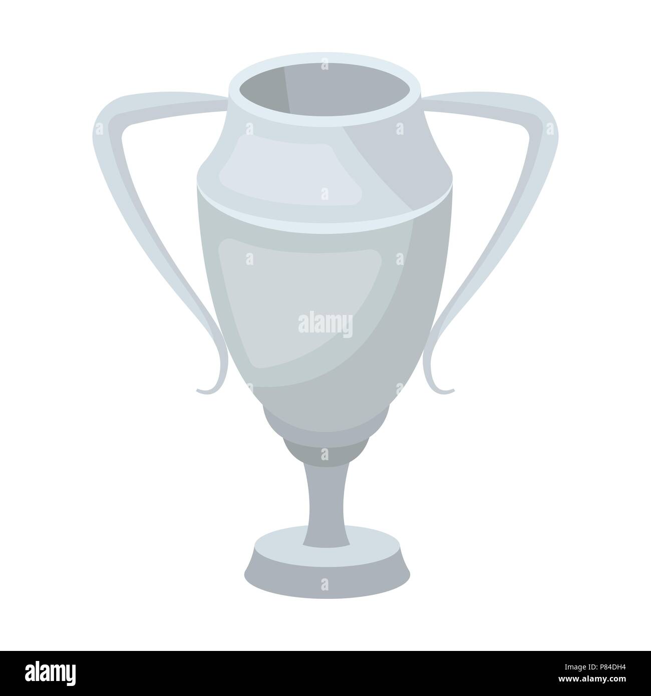Silver  the winner of the competition for second  and  trophies single icon in cartoon style vector symbol stock web illustration  Stock Vector Image & Art - Alamy