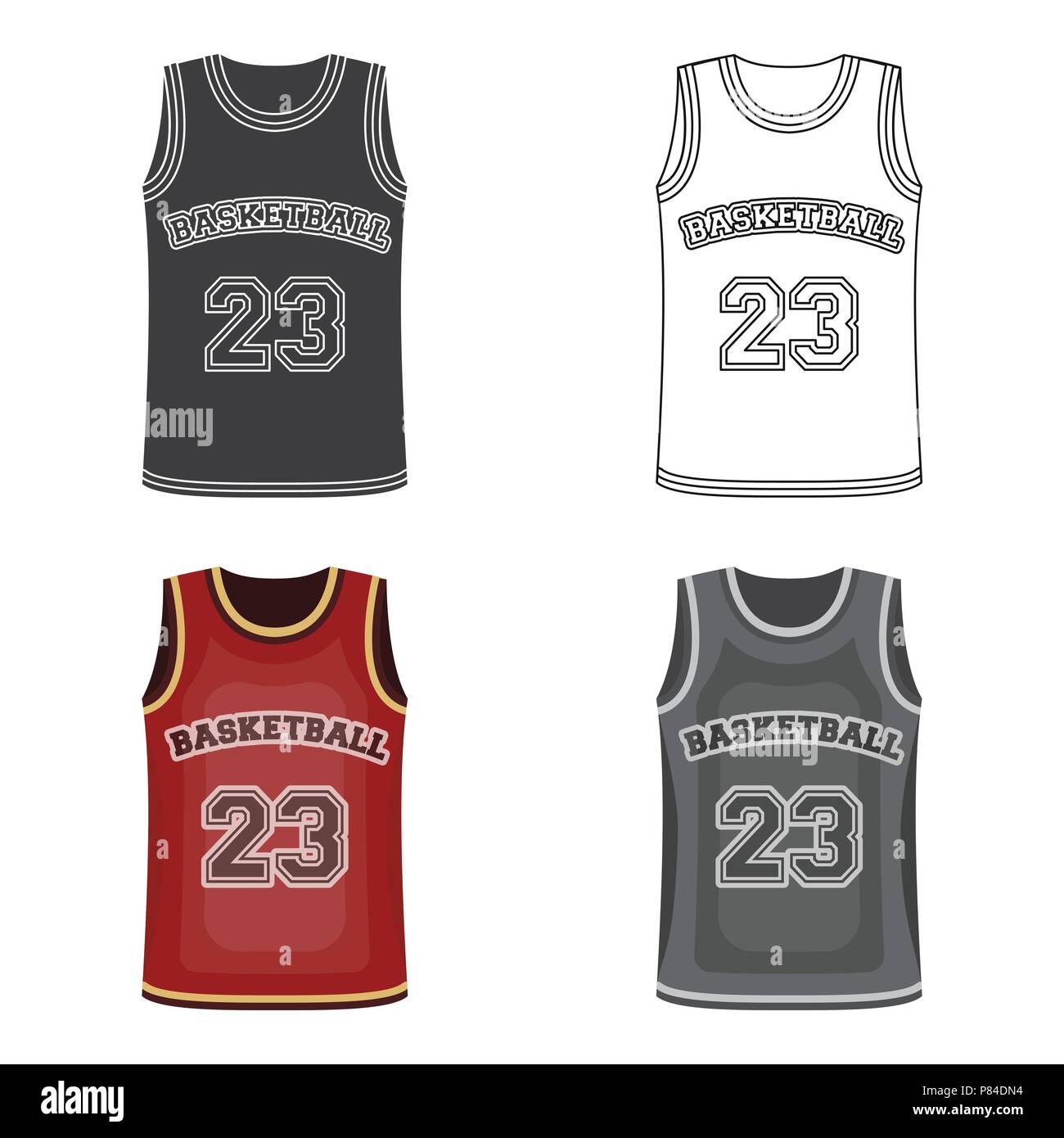 Basketball jersey.Basketball single icon in cartoon style vector symbol