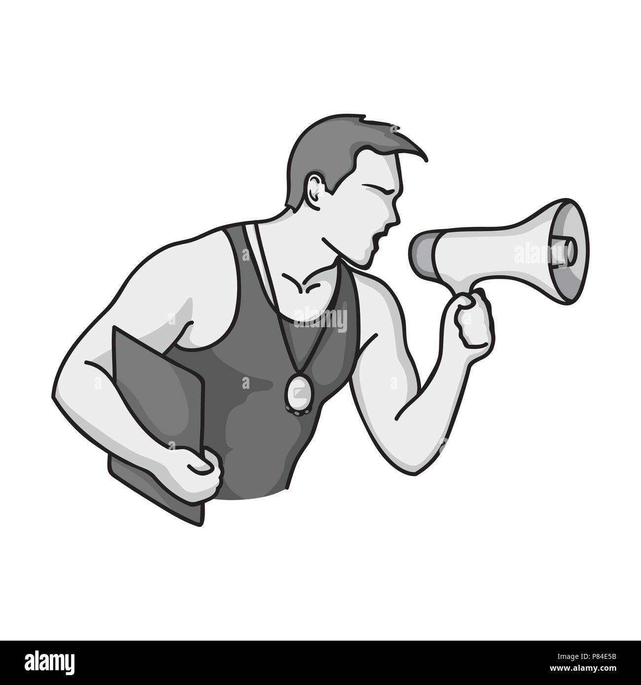 Personal instructor isolated cartoon Cut Out Stock Images Pictures Personal instructor isolated cartoon Cut Out Stock Images Pictures
