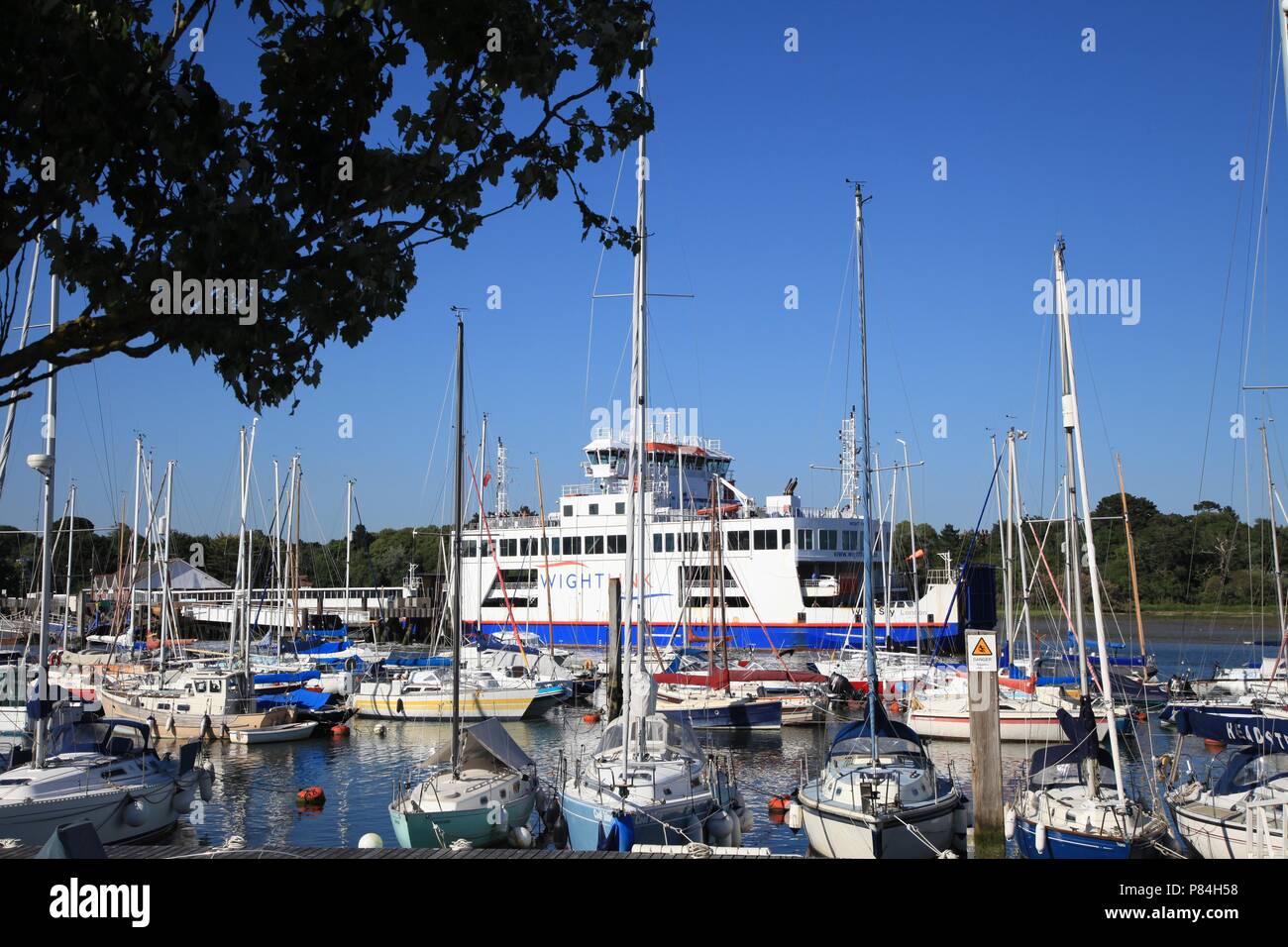 Lymington River, Lymington, Hampshire, UK Stock Photo