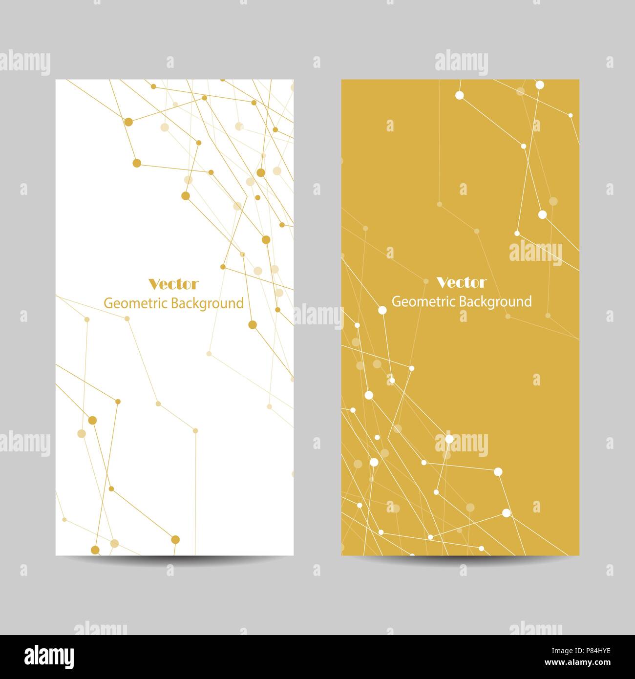 Set of vertical banners Stock Vector