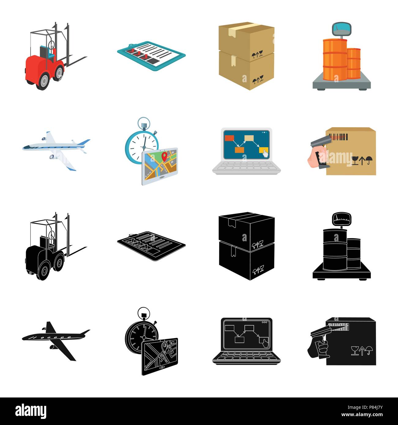 Transport aircraft, delivery on time, computer accounting, control and ...