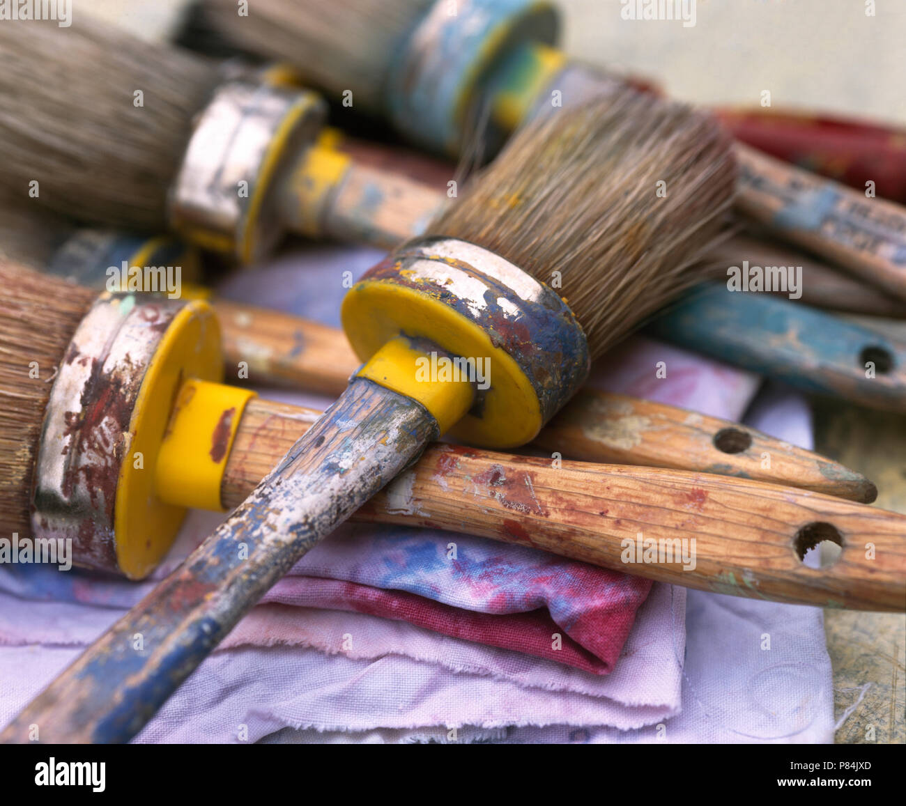 Old paint brushes hires stock photography and images Alamy