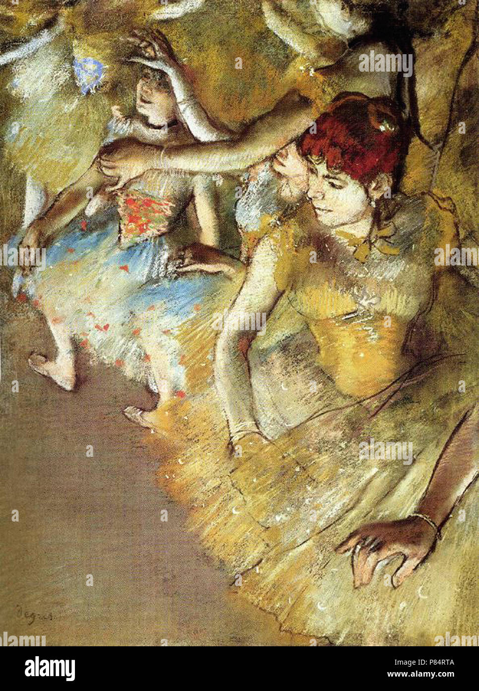 Edgar Degas - Ballerinas Stock Photo - Alamy
