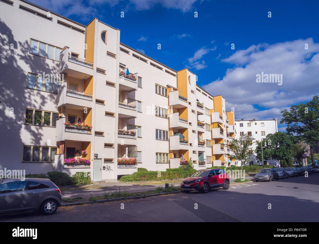 Berlin Spandau Siemensstadt Architektur 1927–31, Hans Scharoun Stock Photo