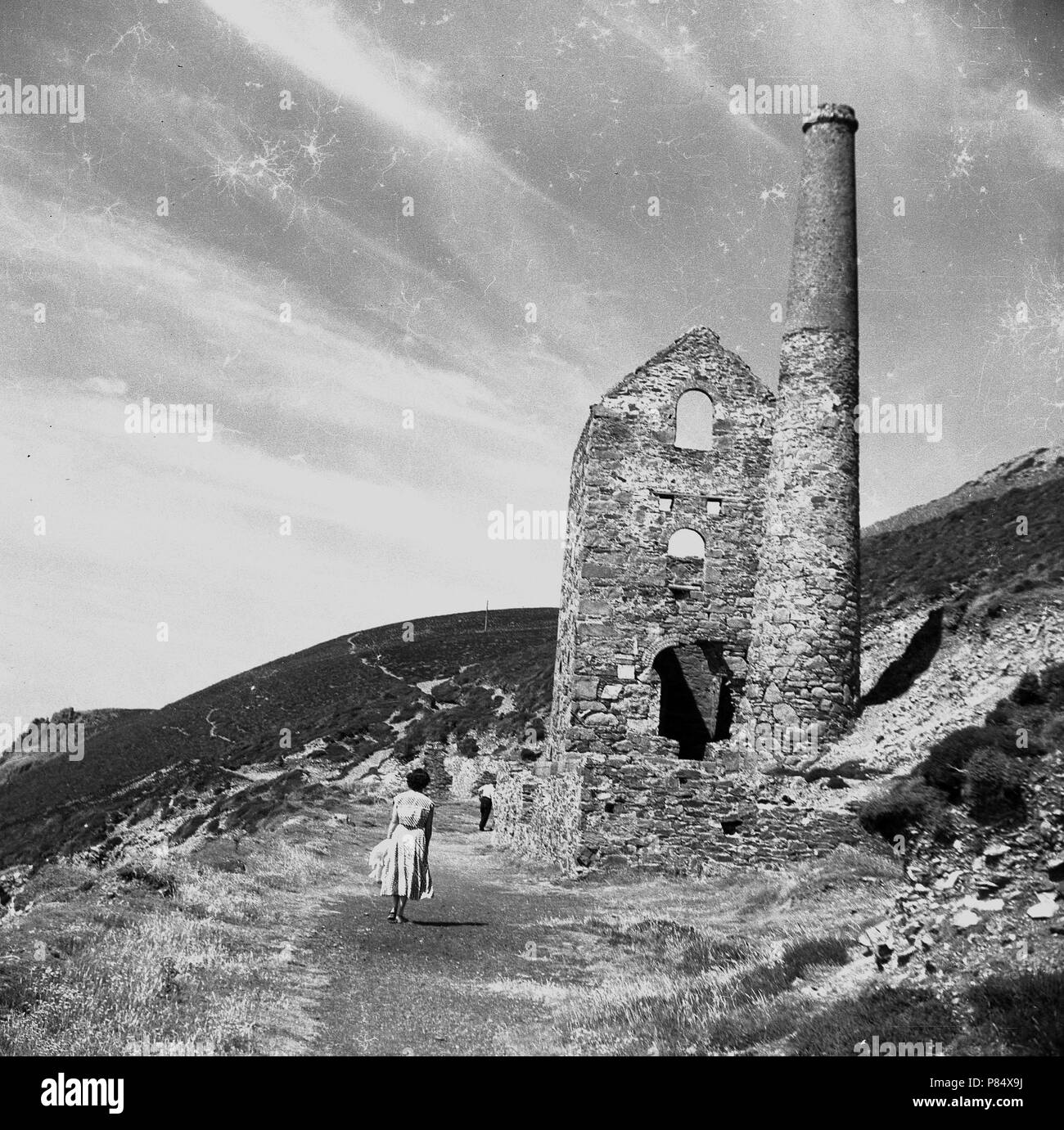 cornwall, old tin mine Stock Photo Alamy