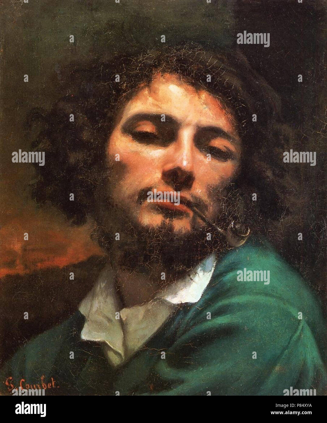 Gustave courbet, self portrait hi-res stock photography and images - Page 2  - Alamy