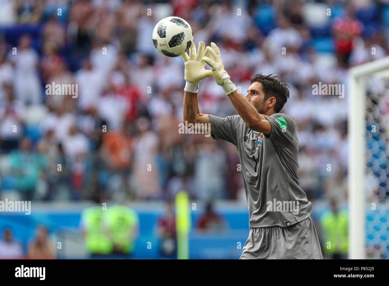 Jaime PENEDO do Panamá durante jogo entre INGLATERRA X PANAMÁ válida pela 2ª rodada do grupo G da Copa do Mundo de 2018, realizada no Estádio de Níjni Novgorod, na Rússia, na tarde deste Domingo (24/06) Stock Photo