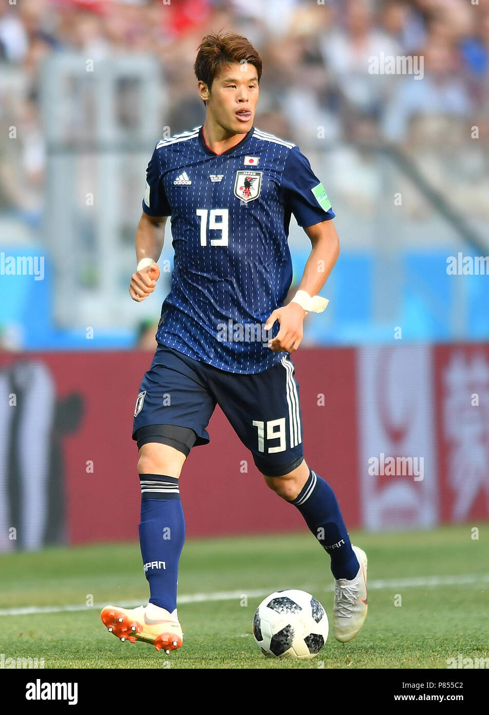 VOLGOGRAD, RUSSIA - JUNE 28: Hiroki Sakai of Japan in action during the 2018 FIFA World Cup Russia group H match between Japan and Poland at Volgograd Arena on June 28, 2018 in Volgograd, Russia. (Photo by Lukasz Laskowski/PressFocus/MB Media/) Stock Photo