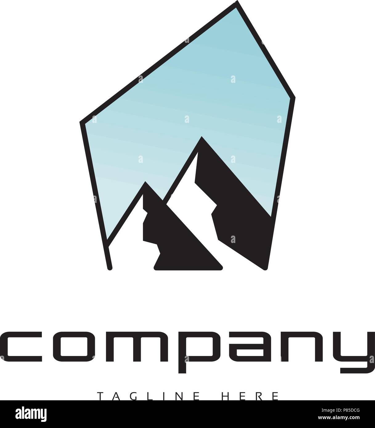 Mountain logo Stock Vector