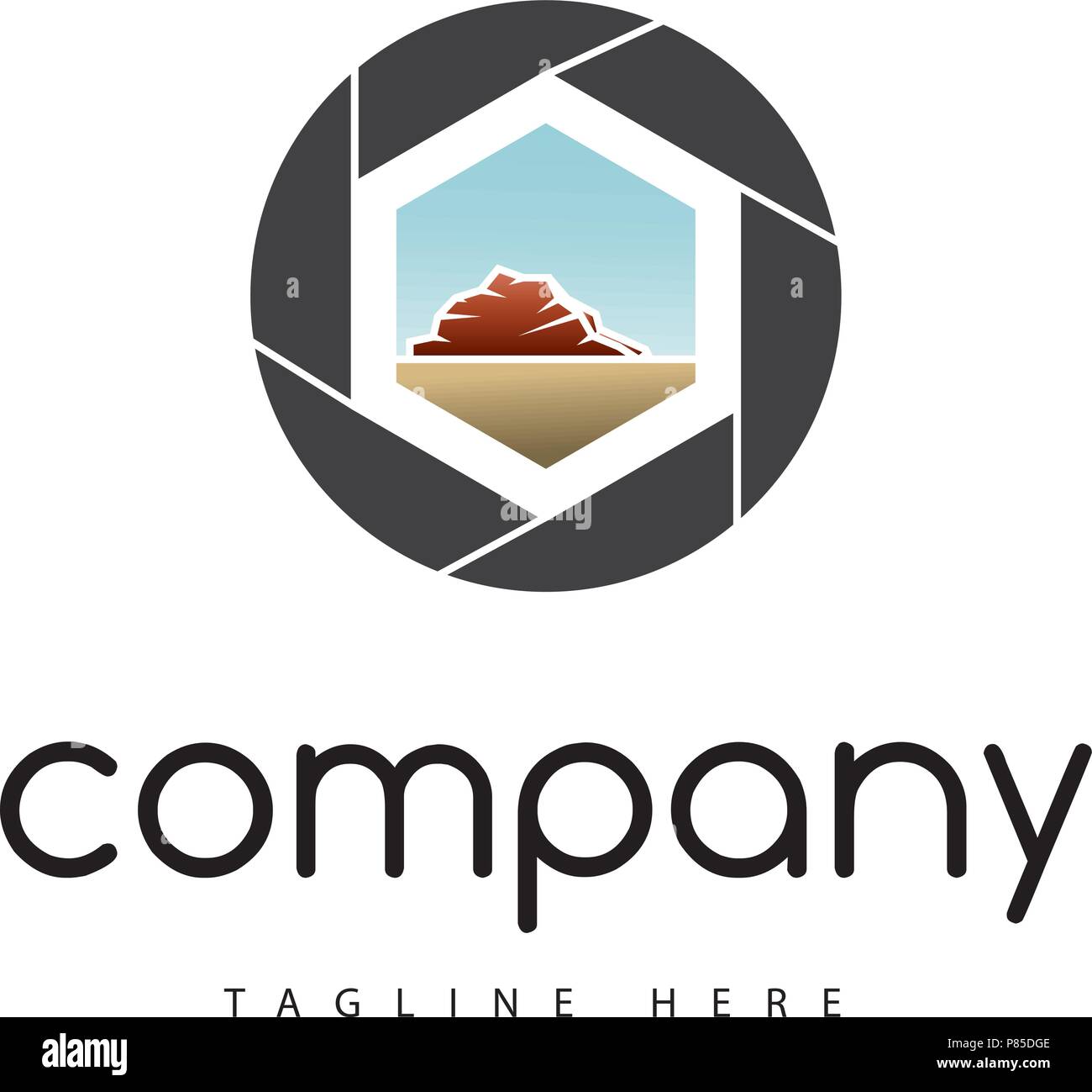 Photography logo Stock Vector