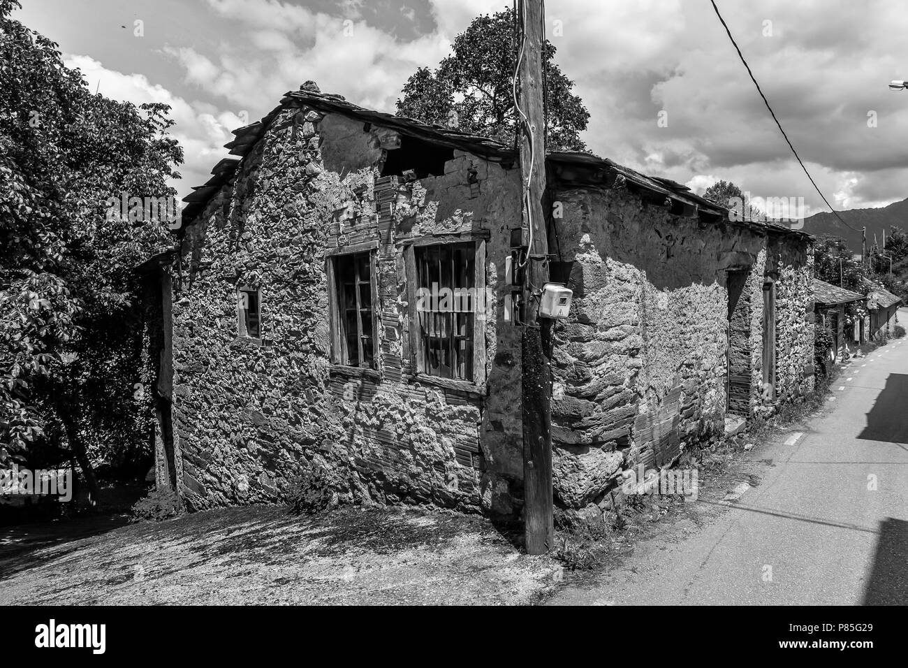 An old Roman gold mine located in NorthWestern Spain Stock Photo Alamy