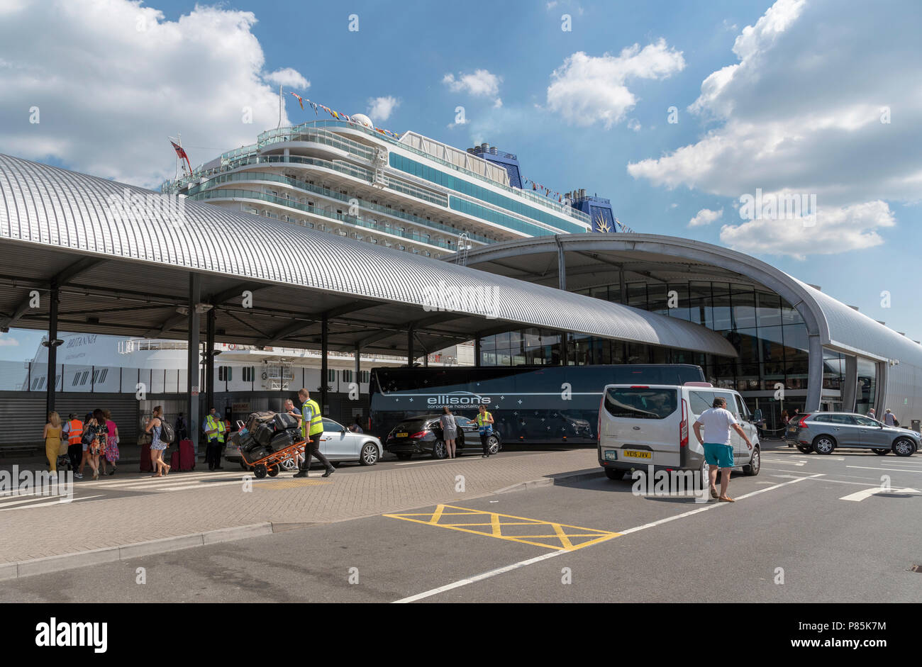 Southampton Ocean Terminal Stock Photos & Southampton Ocean Terminal