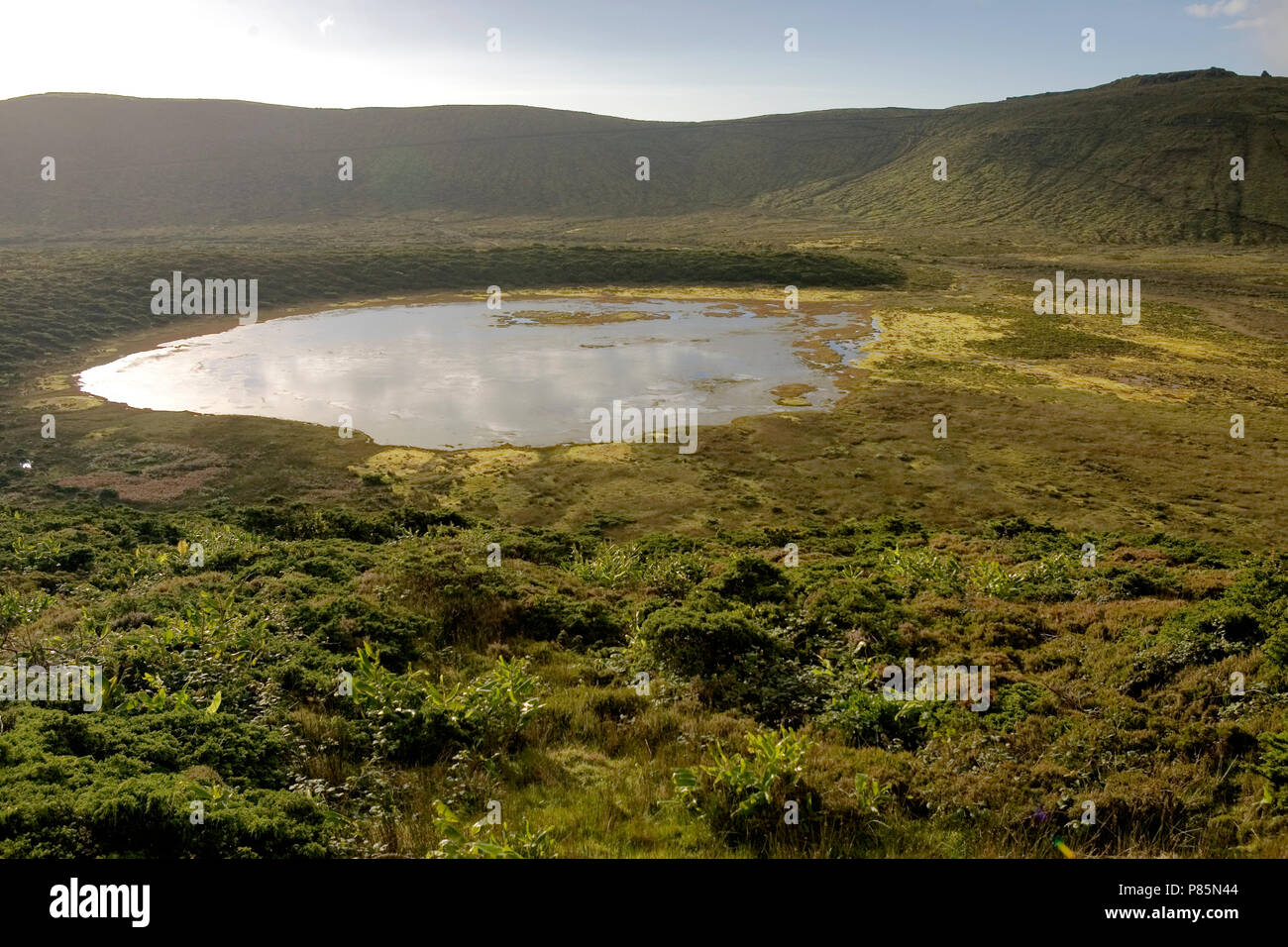 Landschap Azoren; Landscape Azores Stock Photo