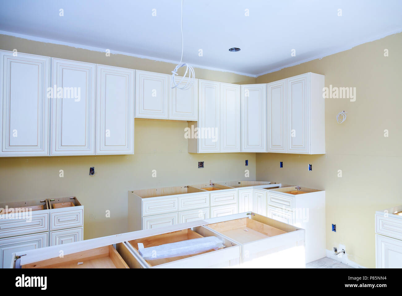 Kitchen Cabinets Installation Blind Corner Cabinet Island Drawers