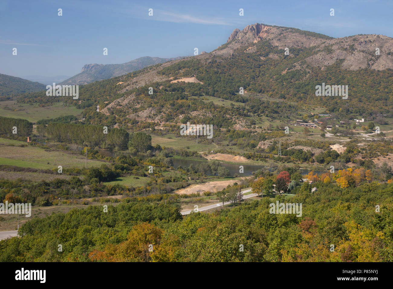 Landscape Eastern Rhodopes, Bulgaria Stock Photo