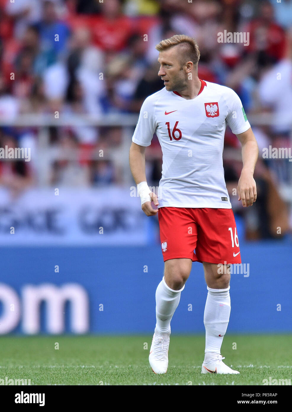 MOSCOW, RUSSIA - JUNE 19: Jakub Blaszczykowski of Poland reacts during the 2018 FIFA World Cup Russia group H match between Poland and Senegal at Spartak Stadium on June 19, 2018 in Moscow, Russia. (Photo by Lukasz Laskowski/PressFocus/MB Media) Stock Photo