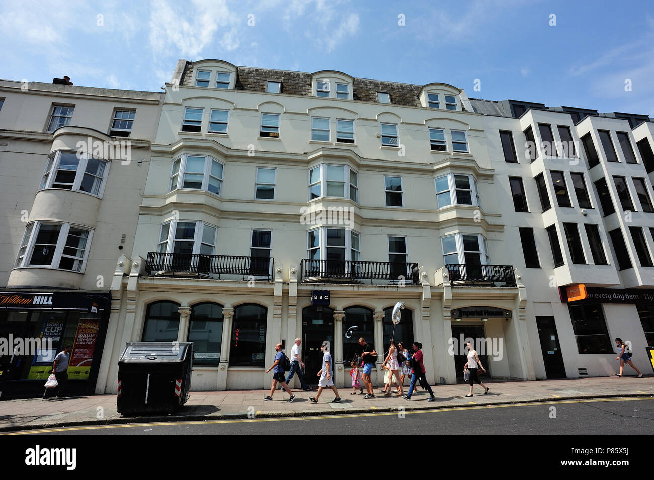 BBC Building in Brighton, English Seaside Town, Brighton & Hove, East Sussex, England, UK Stock Photo