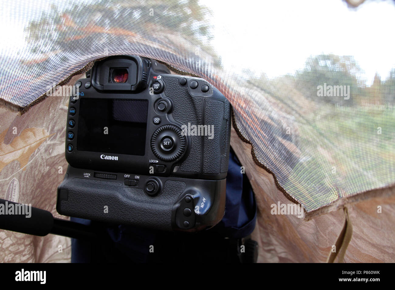 camera onder een burka Stock Photo