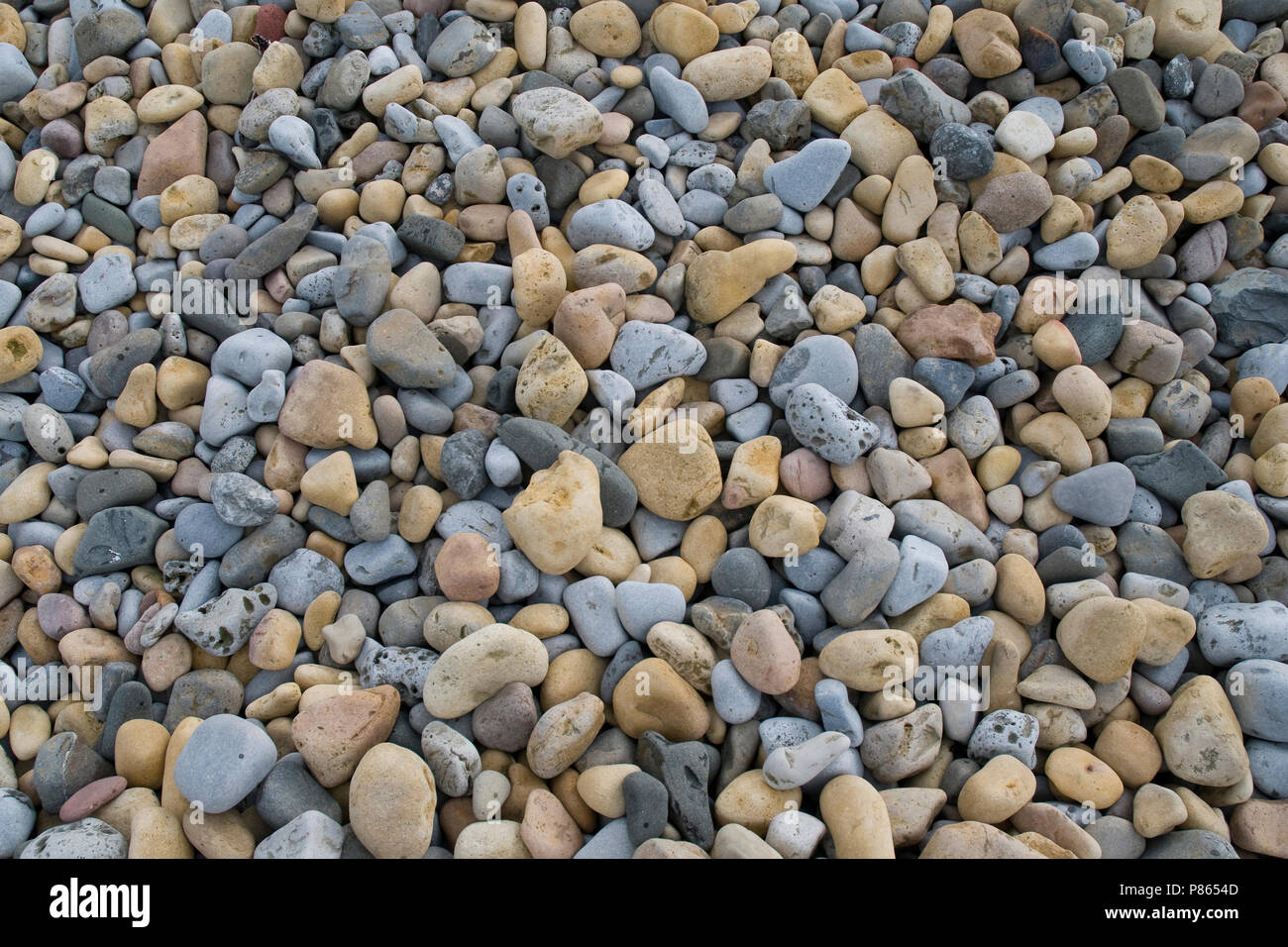 pebbles on the beach Stock Photo
