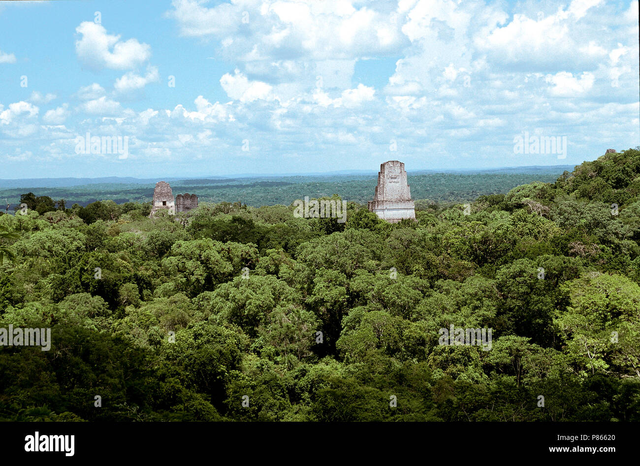 Tikal in Guatamala Stock Photo