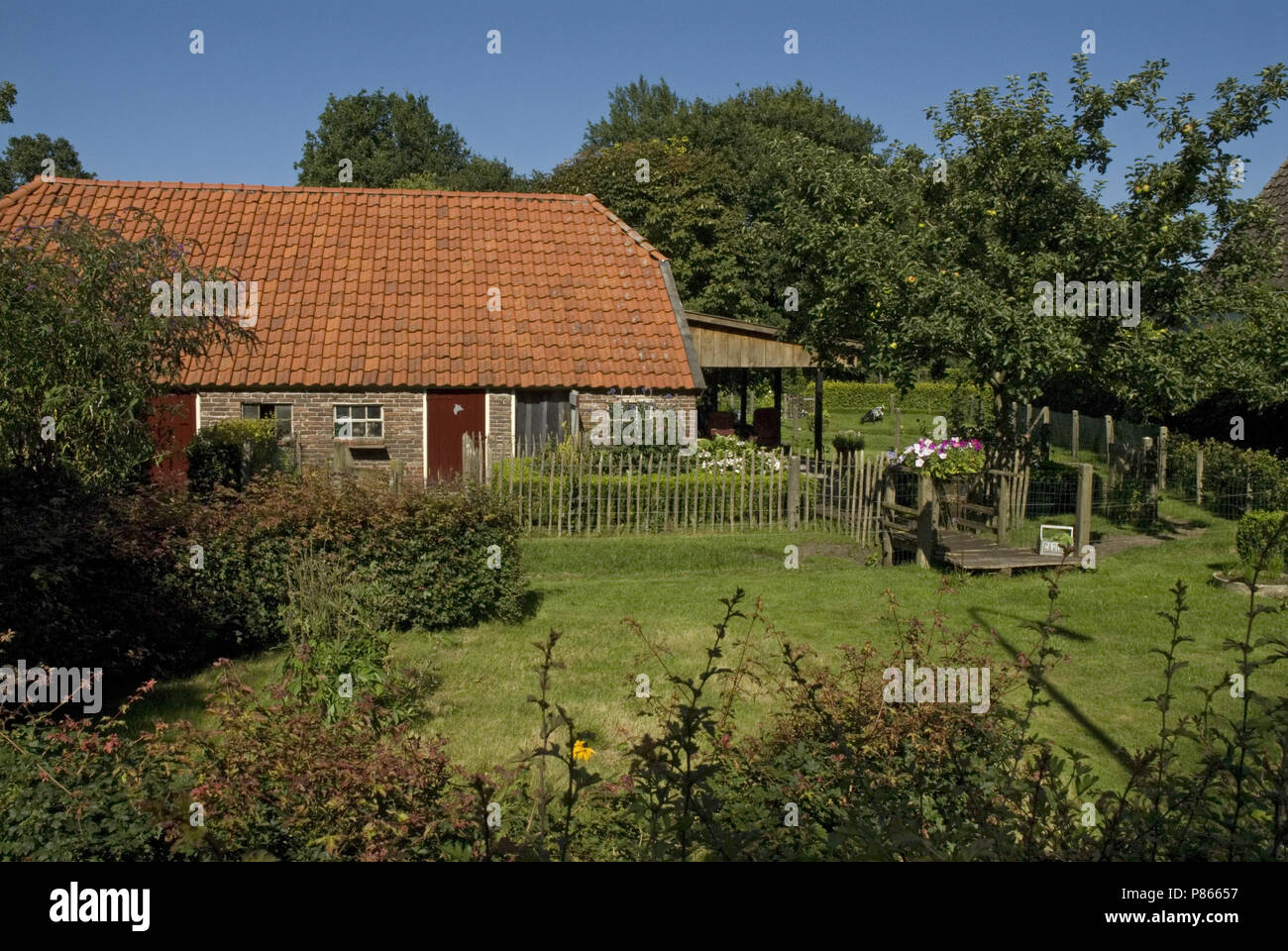 Typical Dutch garden Stock Photo Alamy