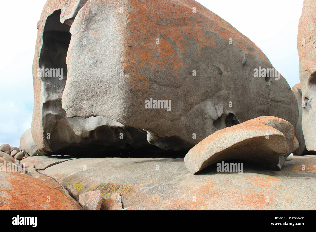 Remarkable Rocks in Kangaroo Island (Australia). Stock Photo