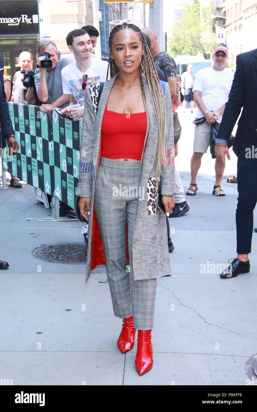 New York, NY, USA. 9th July, 2018. Serayah McNeill at BUILD SERIES on