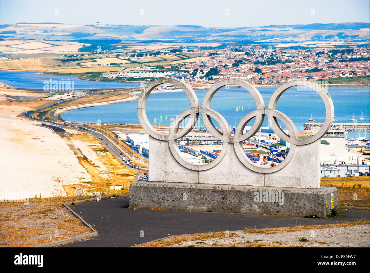 2012 olympic rings at portland hires stock photography and images Alamy
