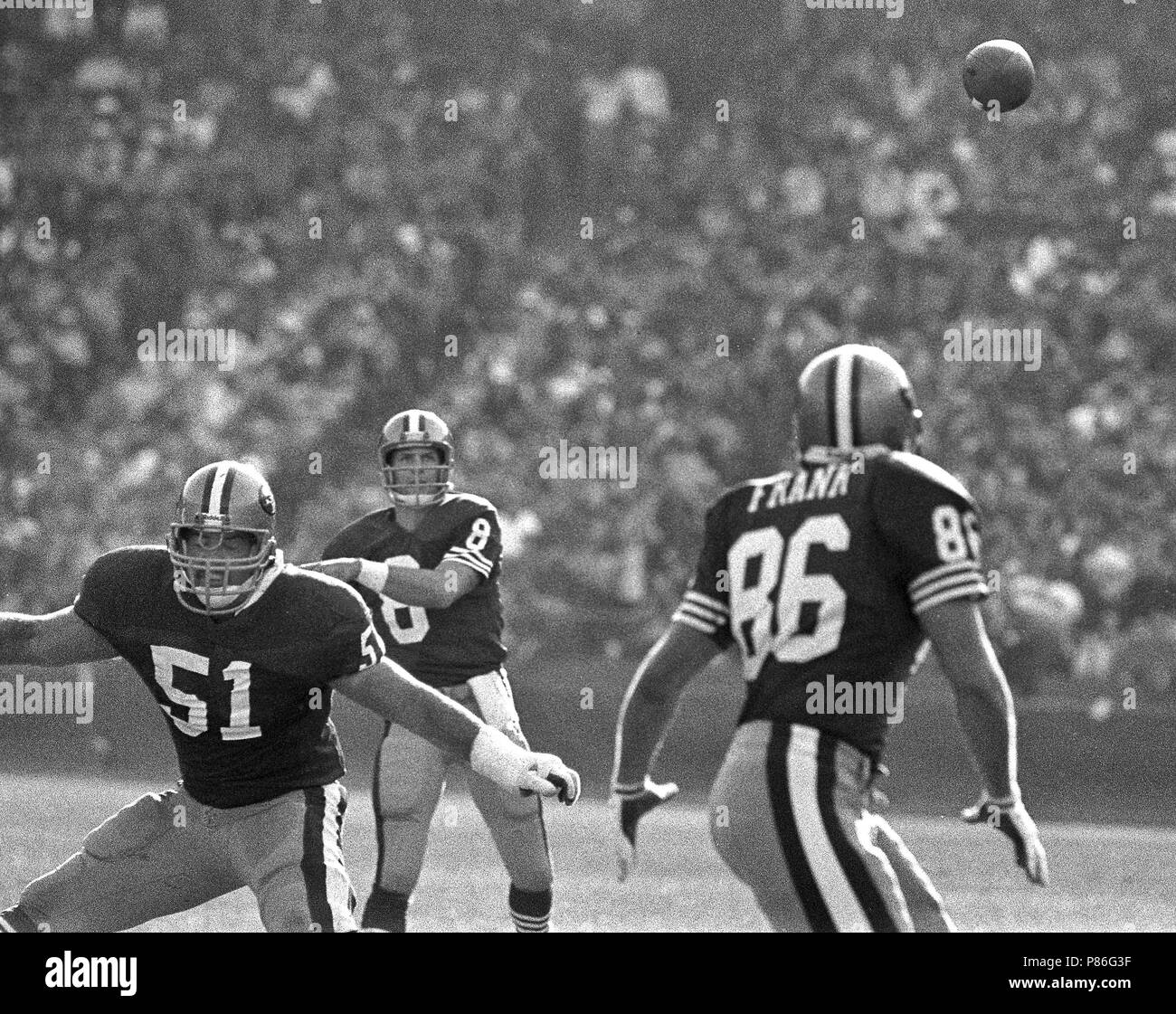 December 20, 1987 - San Francisco, California, U.S - San Francisco 49ers vs  Atlanta Falcons at Candlestick Park Sunday, December 20, 1987. 49ers beat  Falcons 35-7. San Francisco 49ers Quarterback Steve Young (