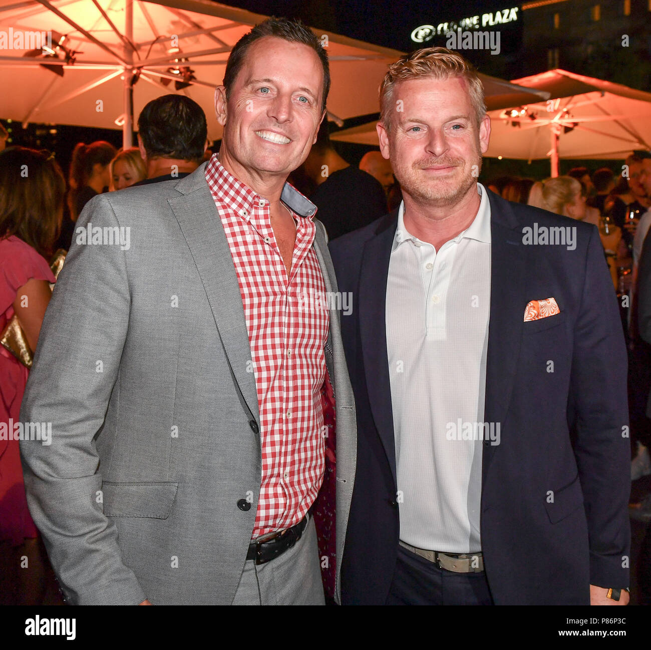 Berlin Deutschland 06th July 2018 06 07 2018 Berlin Richard Grenell L American Ambassador And His Partner Matt Lashley Come To The Stilelike Of The Label Michalsky At The Berlin Fashion Week The Collections