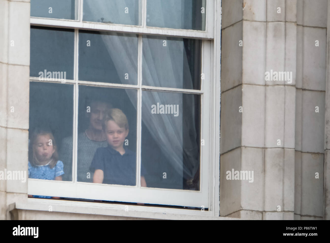 Princess charlotte and prince george hi-res stock photography and ...