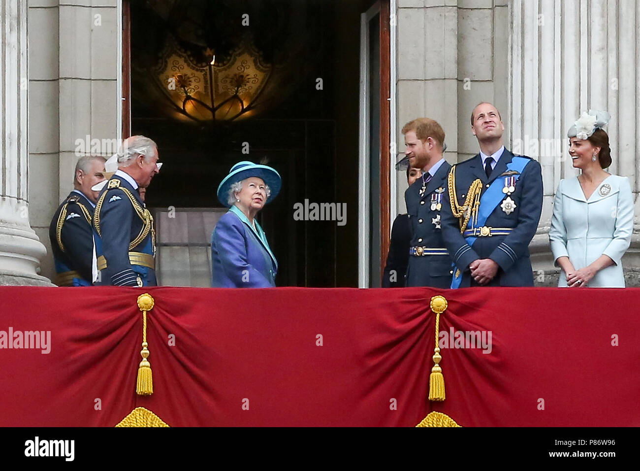 The Mall. London. UK 10 July 2018 - HM The Queen with Princess Michael ...