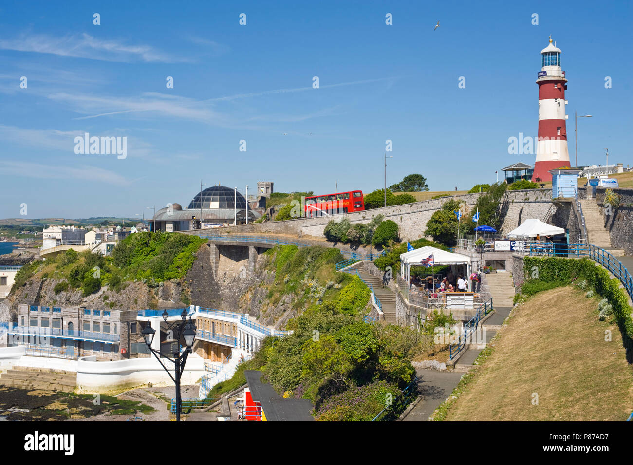 Plymouth Hoe in Plymouth Devon England UK Stock Photo