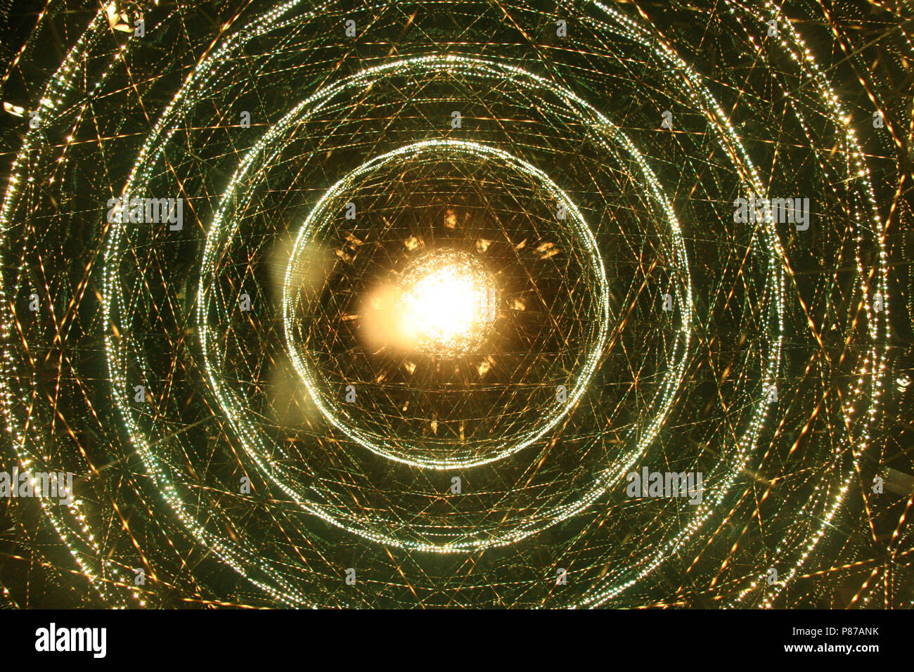 Abstract patterns created by lights looks like stars galaxy Stock Photo Alamy