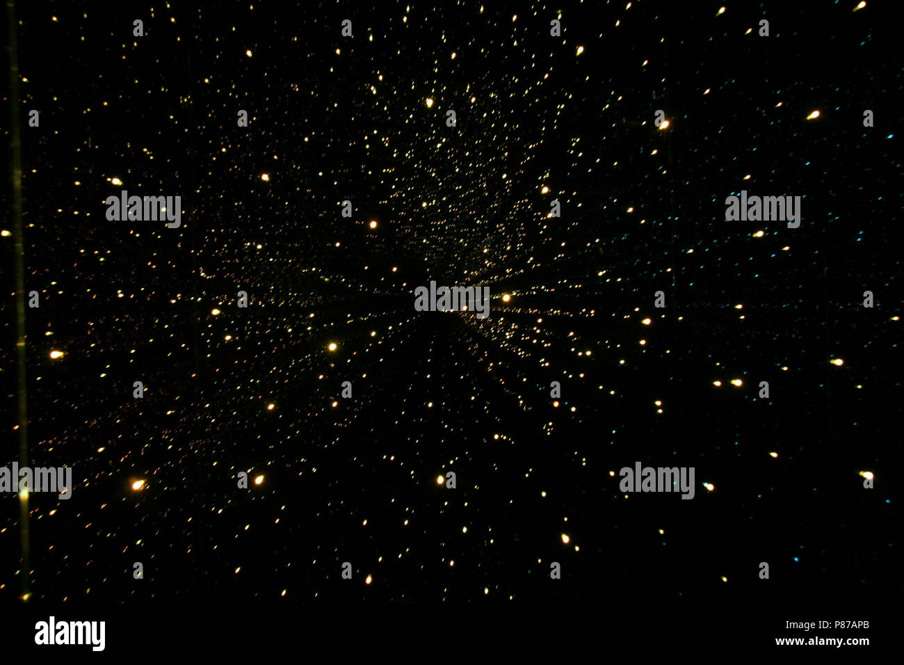 Abstract patterns created by lights looks like stars galaxy Stock Photo Alamy