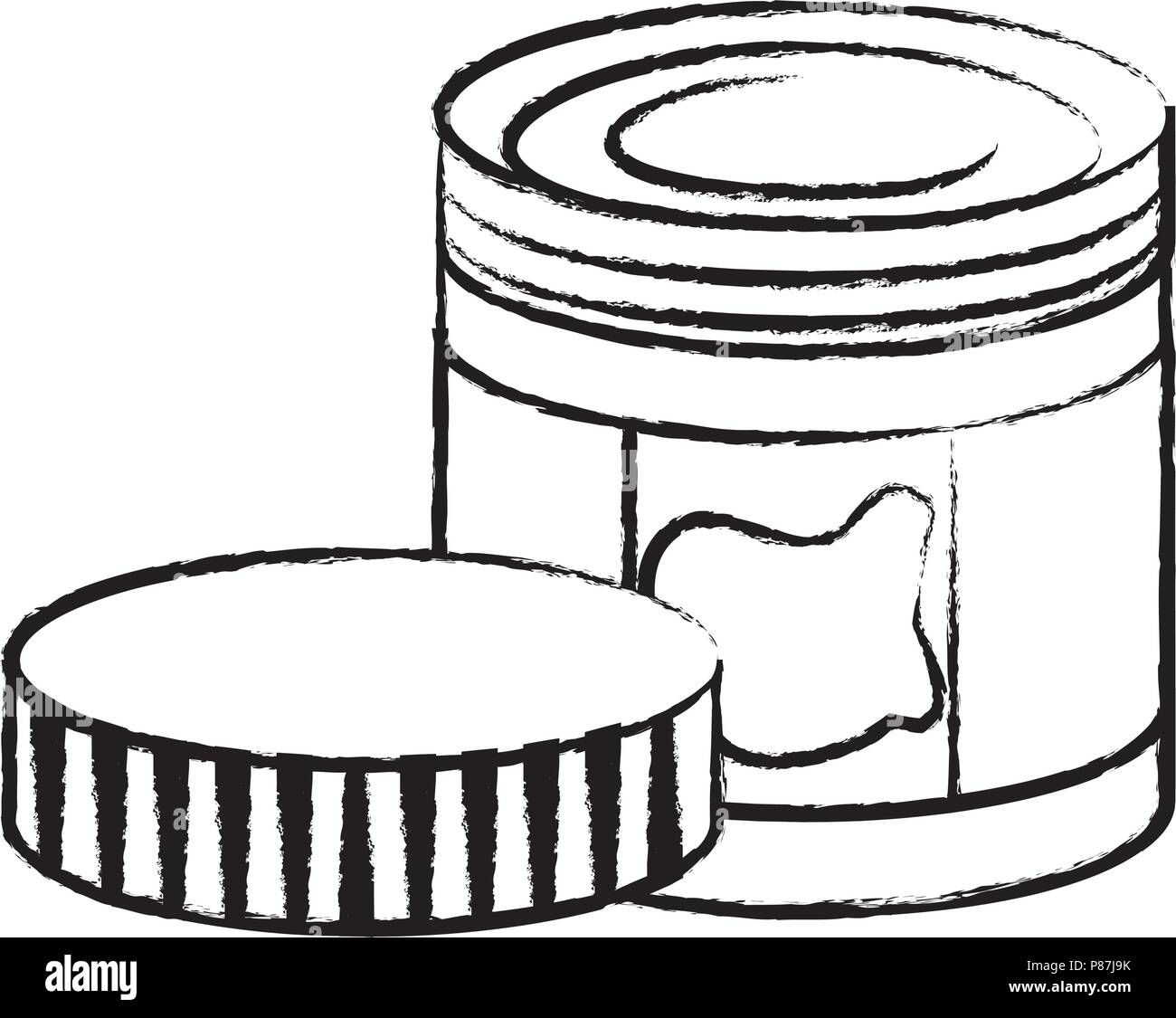 paint jar icon over white background, vector illustration Stock Vector Image & Art Alamy