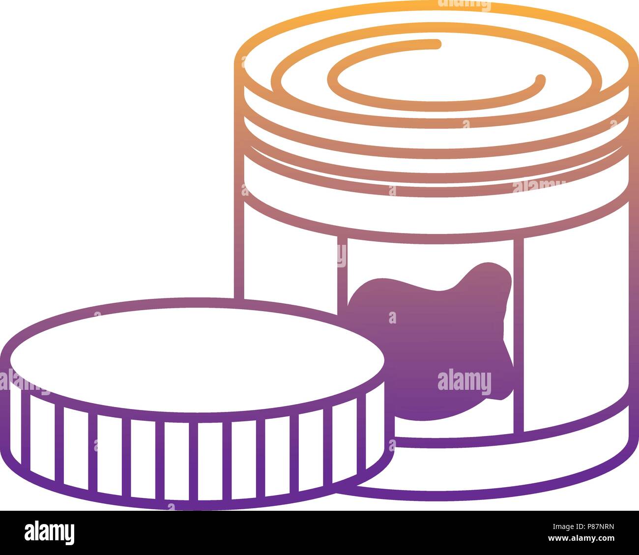 paint jar icon over white background, vector illustration Stock Vector Image & Art Alamy