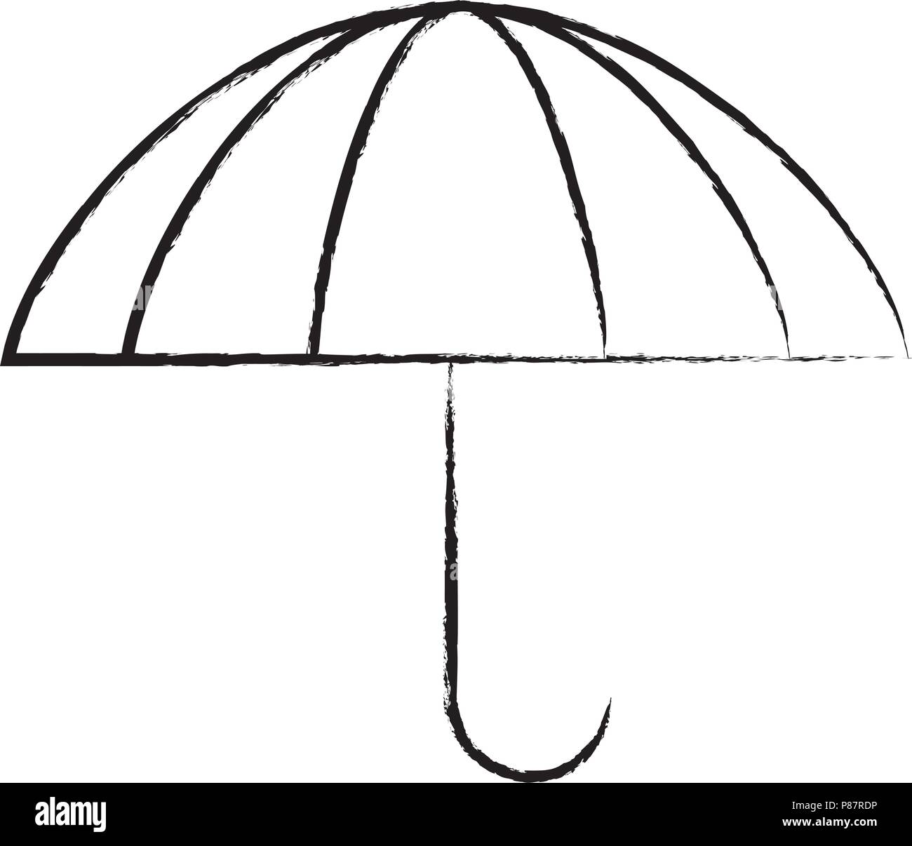 umbrella icon over white background, vector illustration Stock Vector ...